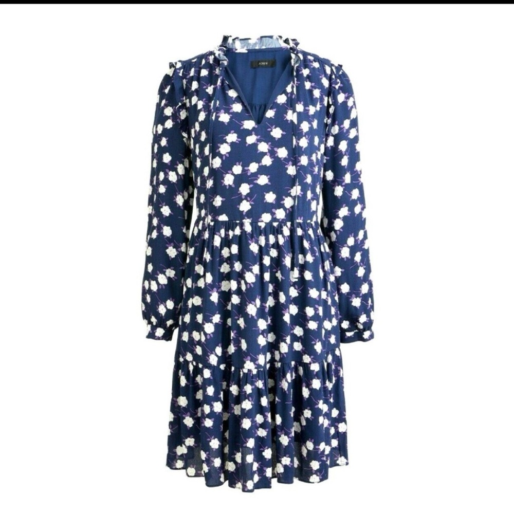 J.Crew blue and purple dress size S